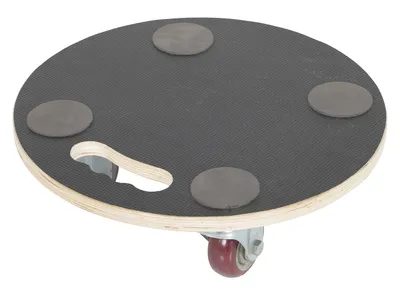 Vestil HDOS-R-15-440 Hardwood Round Dolly