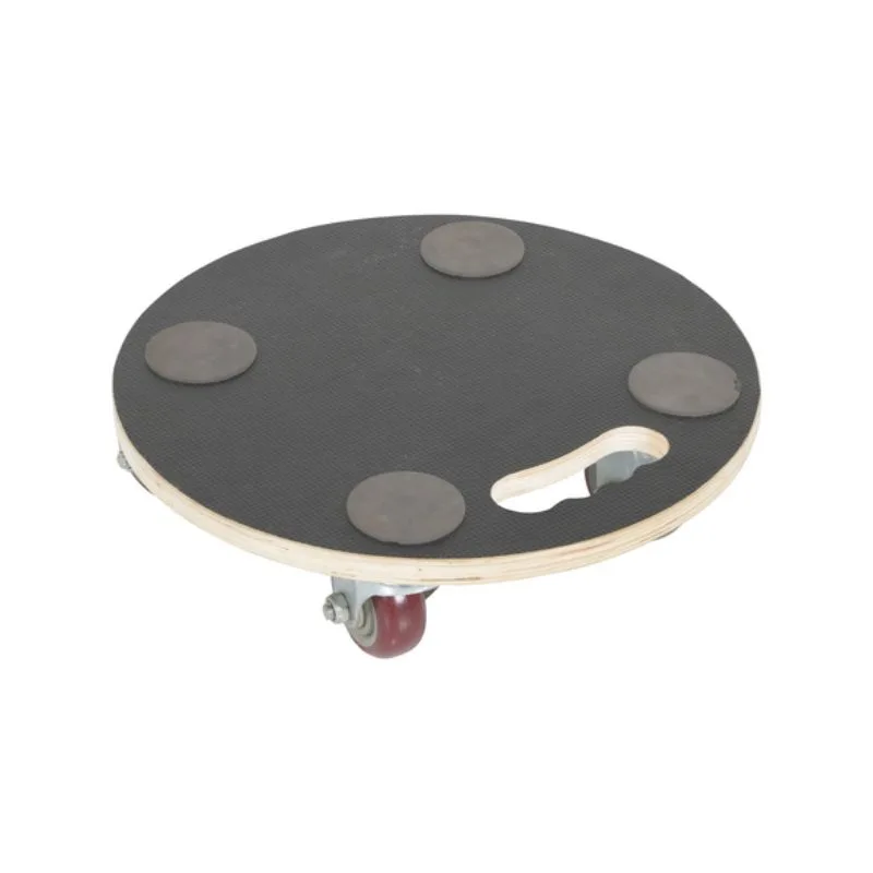 Vestil HDOS-R-15-440 Hardwood Round Dolly