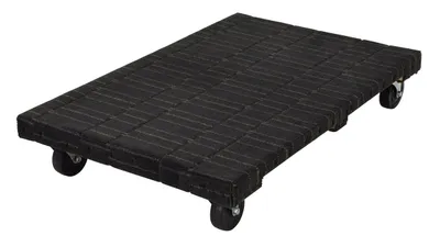Vestil HDOSC-2436-12 Hardwood Carpeted Dolly