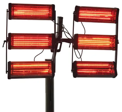 Vestil HEAT-6P-230-1 Steel Infrared Heater 4