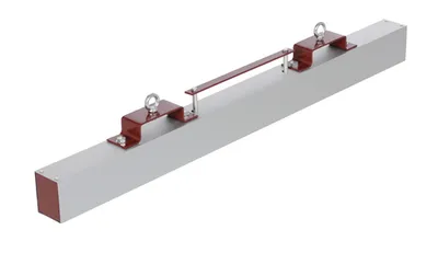 Vestil HFMS-48 Steel Forklift Hanging Magnetic Sweeper