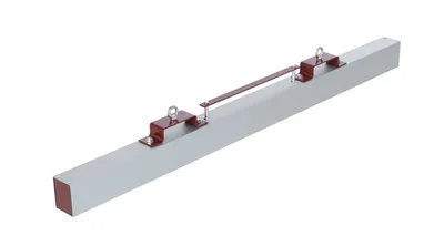 Vestil HFMS-60 Steel Forklift Hanging Magnetic Sweeper