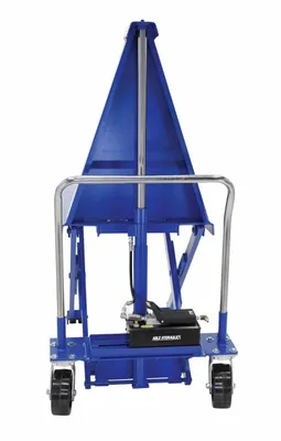 Vestil HIPM-2748-AIR pallet jack shown from an alternate angle