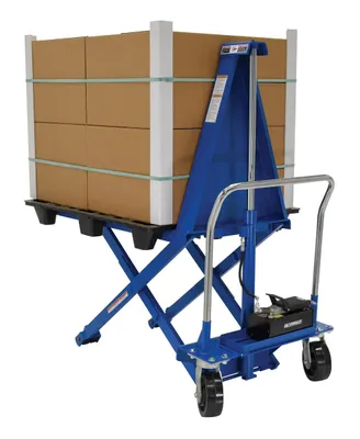 Vestil HIPM-2748-AIR pallet jack shown from an alternate angle