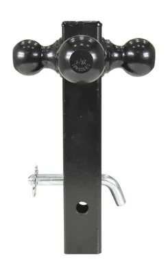 Vestil HITCH-3B Steel Three Ball Tow Hitch 2