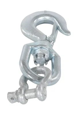 Vestil HOOK-S-4 Steel Swivel Hook with Shackle 3