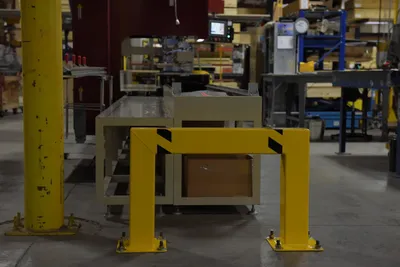 Vestil HPRO-SQ-36-24-5 Steel Square High Profile Machinery and Rack Guard 6
