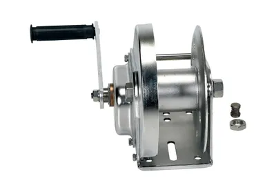 Vestil HWSS-1800-NR manual winch shown from an alternate angle