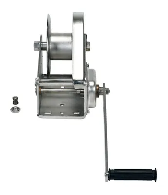 Vestil HWSS-2600-NR manual winch shown from an alternate angle