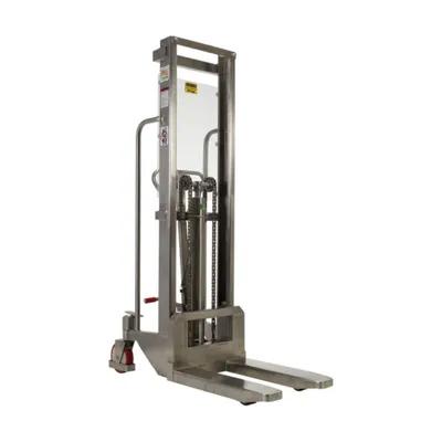 Vestil HYD-10-DA-SS Stainless Steel Portable Hand Pump Hefti-Lift