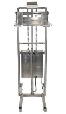 Vestil HYD-10-DC-SS hand truck shown from an alternate angle