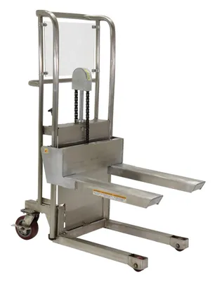 Vestil HYD-5-PSS hand truck shown from an alternate angle