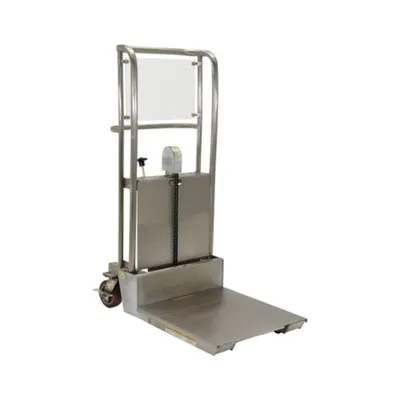 Vestil HYD-5-PSS Partially Stainless Steel Hand Pump Hefti-Lift 450 Lb. Capacity