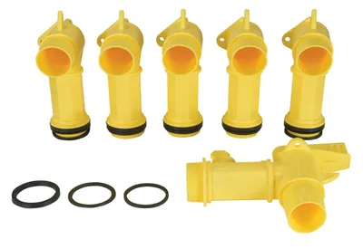 Vestil JDFT-6PKG Polyethylene Bung Jumbo Manual Drum Faucet 2