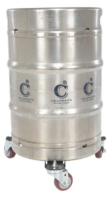 Vestil KT-S-16-200-BK Steel Keg Transport Skate