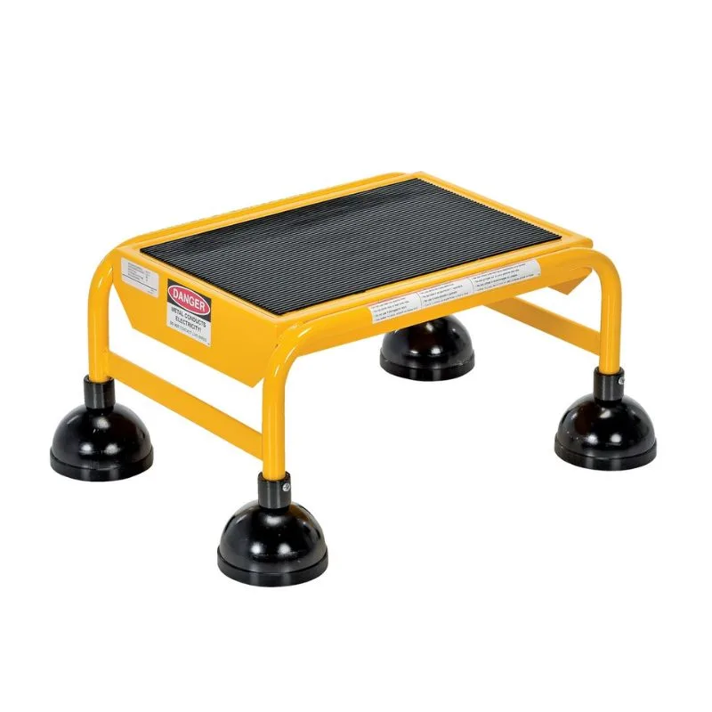 Vestil LAD-1-Y Steel Commercial Spring Loaded Ladders