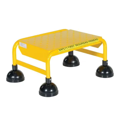 Vestil LAD-1-Y-P Steel Commercial Spring Loaded Ladders