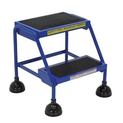 Vestil LAD-2-B Steel Commercial Spring Loaded Ladders