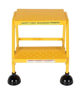 Vestil LAD-2-Y-P ladder shown from an alternate angle