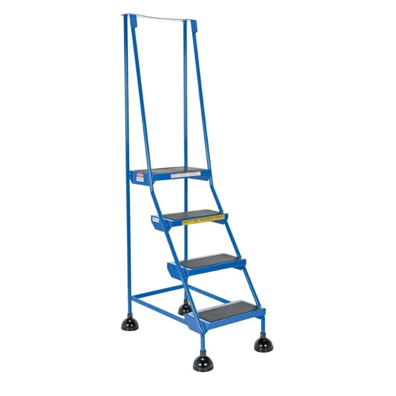 Vestil LAD-4-B Steel Commercial Spring Loaded Ladders