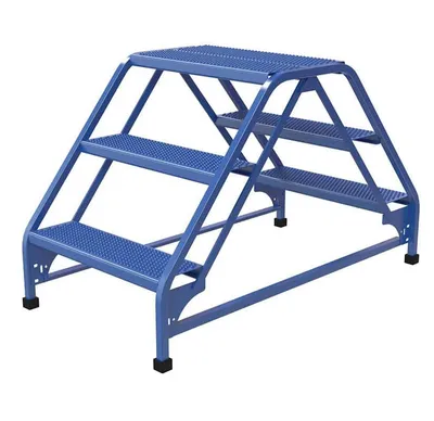 Vestil LAD-DD-26-3-P ladder shown from an alternate angle
