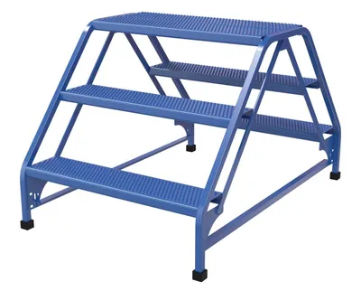 Vestil LAD-DD-32-3-P ladder shown from an alternate angle