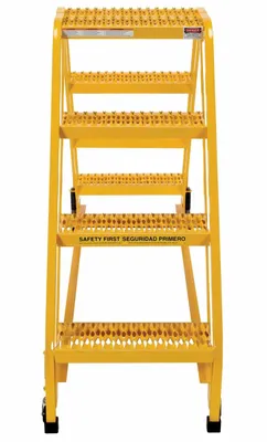 Vestil LAD-DD-P-18-4-G ladder shown from an alternate angle