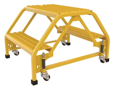 Vestil LAD-DD-P-26-2-G ladder shown from an alternate angle