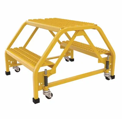 Vestil LAD-DD-P-26-2-G ladder shown from an alternate angle