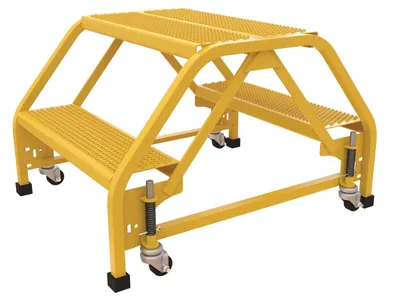 Vestil LAD-DD-P-26-2-P ladder shown from an alternate angle