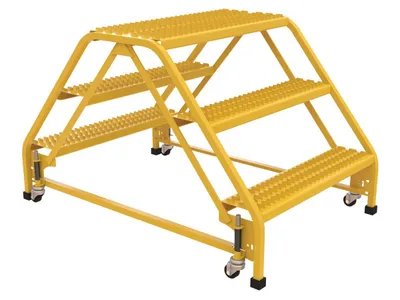 Vestil LAD-DD-P-32-3-G ladder shown from an alternate angle