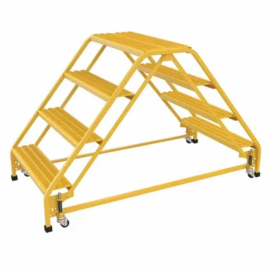 Vestil LAD-DD-P-32-4-G ladder shown from an alternate angle