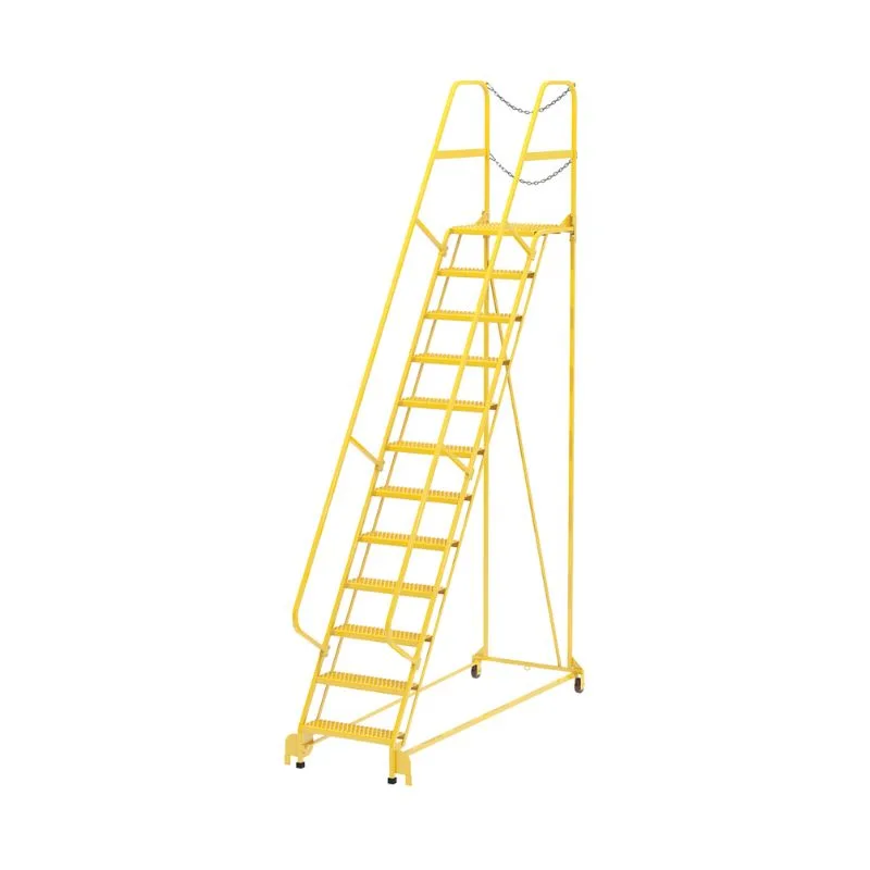 Vestil LAD-MM-12-G-YL Steel Maintenance Ladder