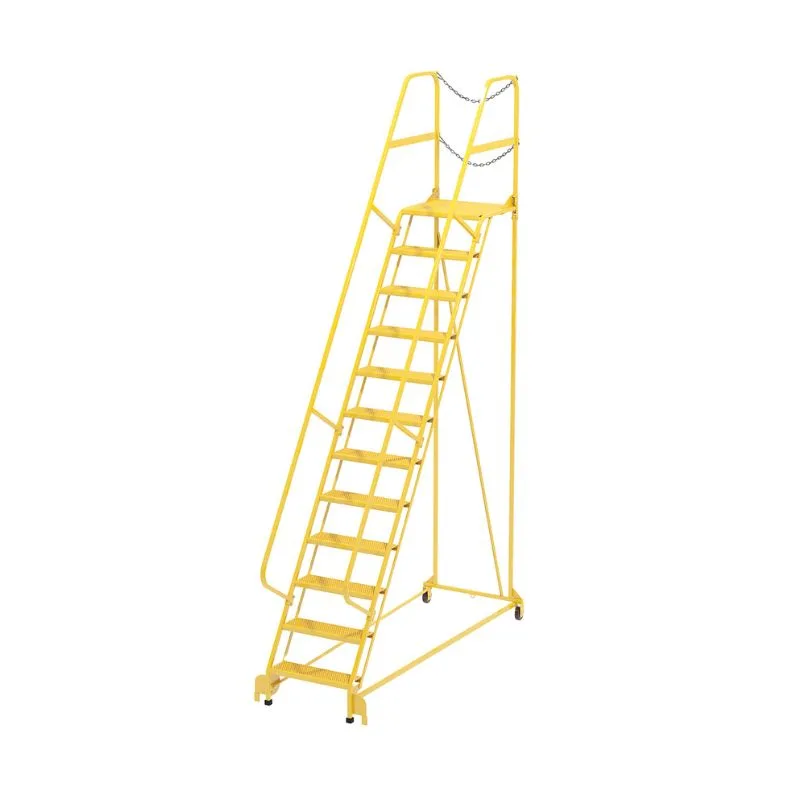Vestil LAD-MM-12-P-YL Steel Maintenance Ladder