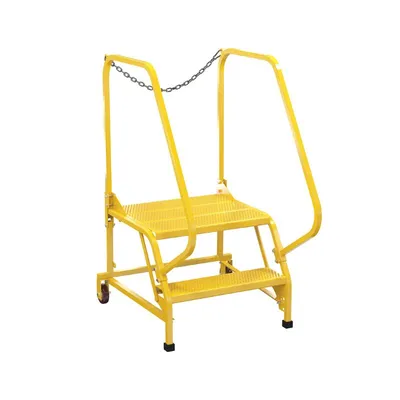 Vestil LAD-MM-2-P-YL Steel Maintenance Ladder