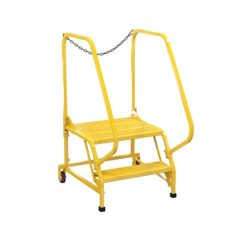Vestil LAD-MM-2-P-YL Steel Maintenance Ladder