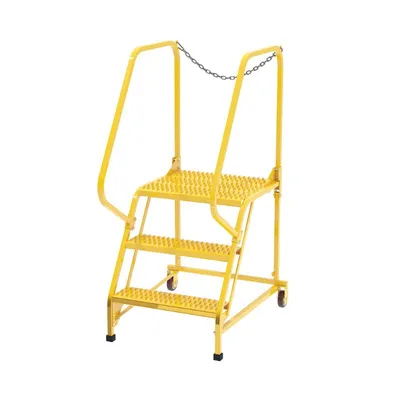 Vestil LAD-MM-3-G-YL Steel Maintenance Ladder