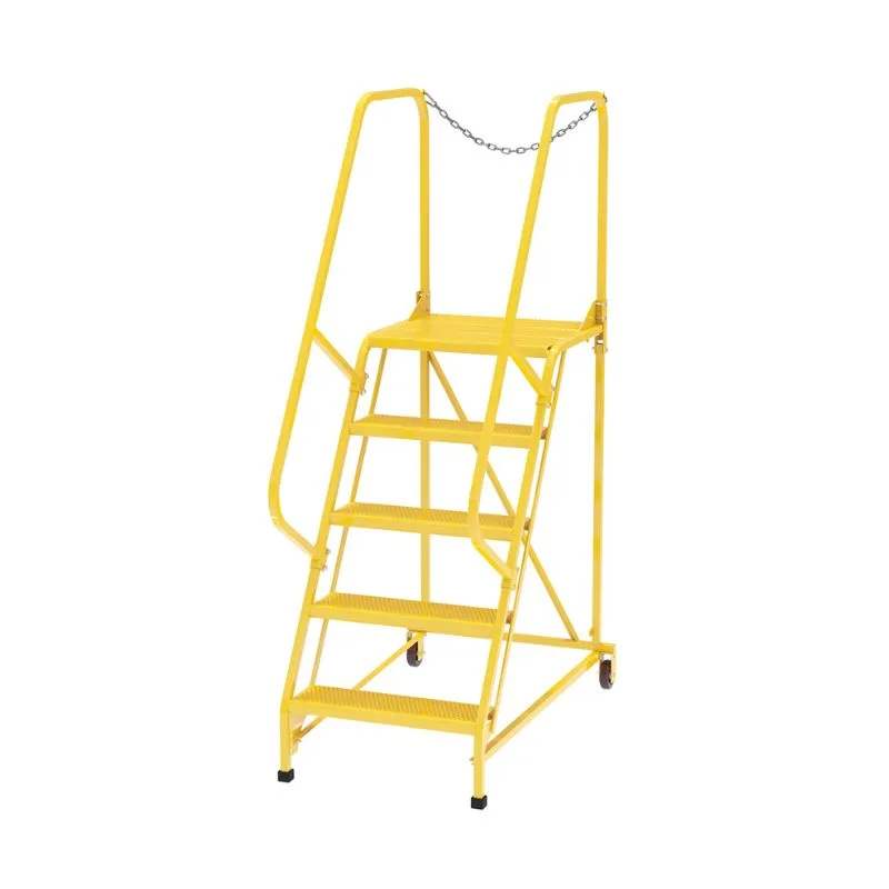 Vestil LAD-MM-5-P-YL Steel Maintenance Ladder