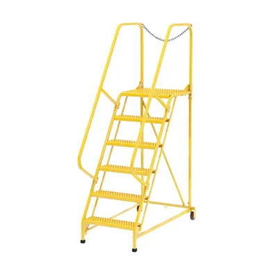 Vestil LAD-MM-6-G-YL Steel Maintenance Ladder