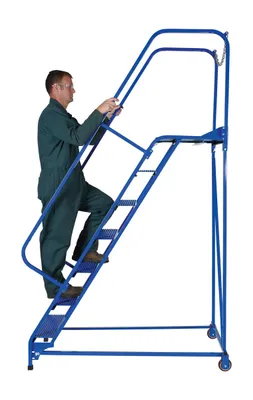 Vestil LAD-MM-7-P Steel Maintenance Ladder