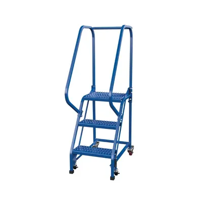 Vestil LAD-PW-18-3-G Steel Standard Slope Ladder
