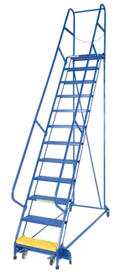 Vestil LAD-PW-26-12-P Steel Standard Slope Ladder