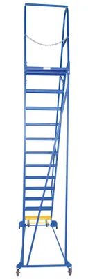 Vestil LAD-PW-26-12-P Steel Standard Slope Ladder