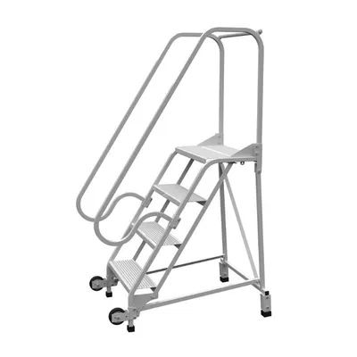 Vestil LAD-TRN-60-4-FDA Steel Tip N Roll FDA Compliant Ladder