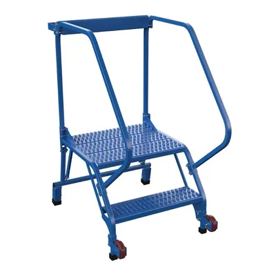 Vestil LAD-TRS-50-2-G Steel Tip-N-Roll Ladder