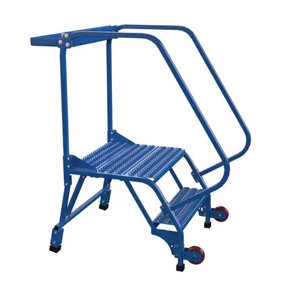 Vestil LAD-TRS-60-2-G Steel Tip-N-Roll Ladder