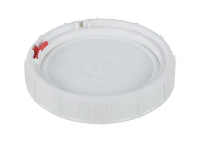 Vestil LID-SCR Polyethylene Gallon Lid for Screw Top Pail White 1