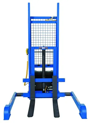 Vestil LL-PMPS-60-AC pallet stacker shown from an alternate angle