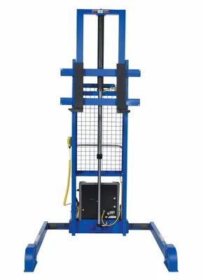 Vestil LL-PMPS-60-DC pallet stacker shown from an alternate angle