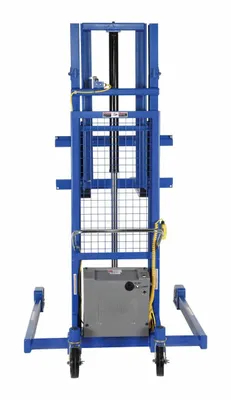 Vestil LL-PMPS-72-AC pallet stacker shown from an alternate angle